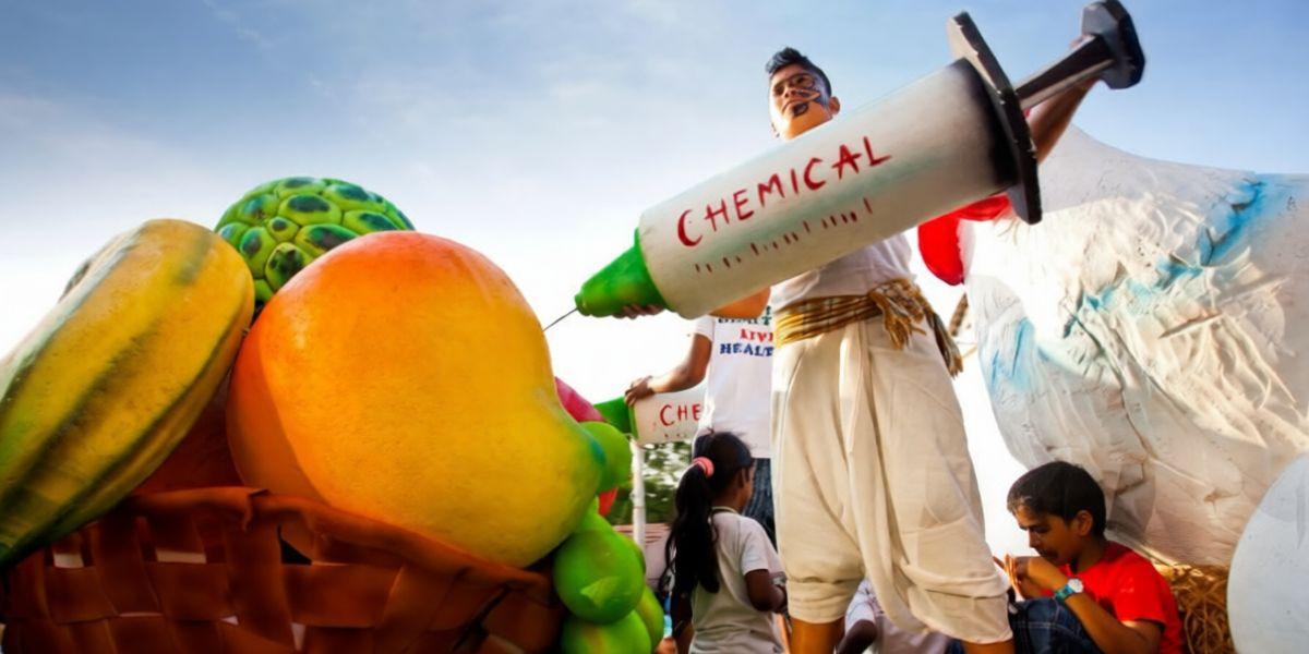 An installation at a carnival in Goa.